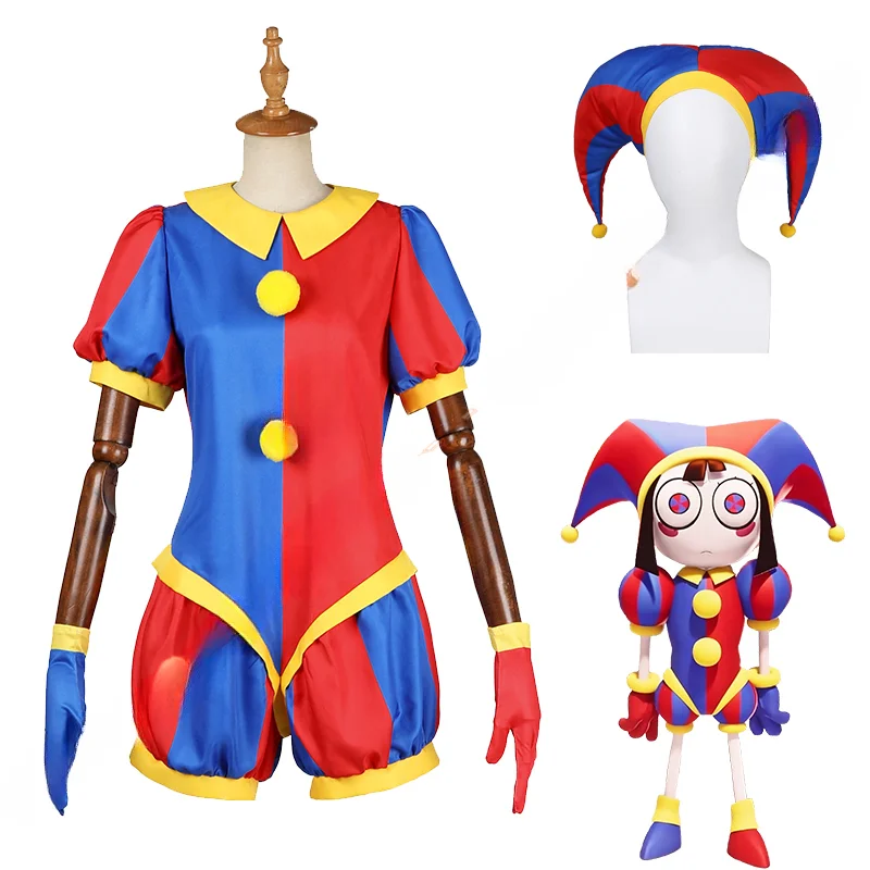 Men Formal Wear Vest - Pomni Cosplay Costume Anime The Amazing