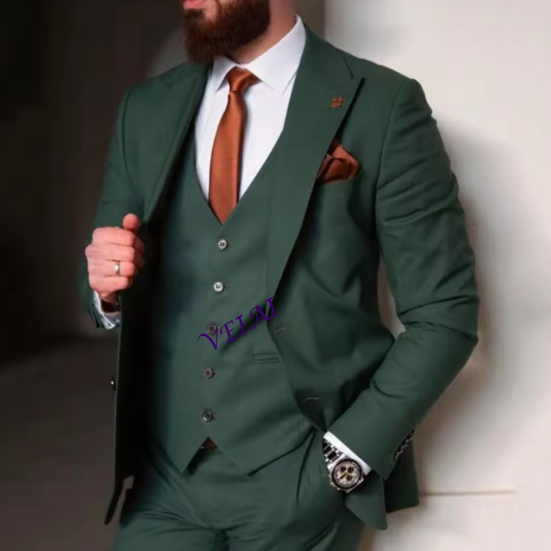 Men Formal Wear Vest - CustomizedTailor Made Men Suits For Wedding