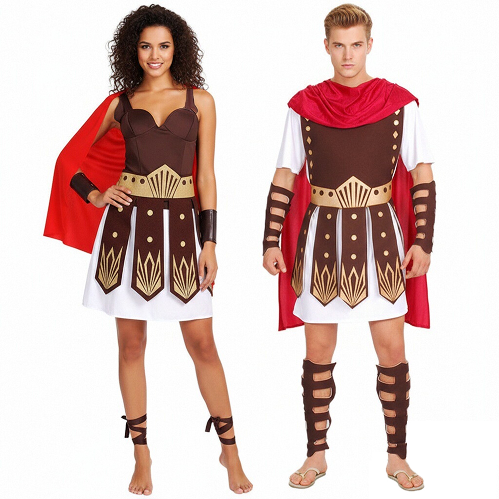 Men Formal Wear Set - Adult Men Roman Warrior Gladiator Costume