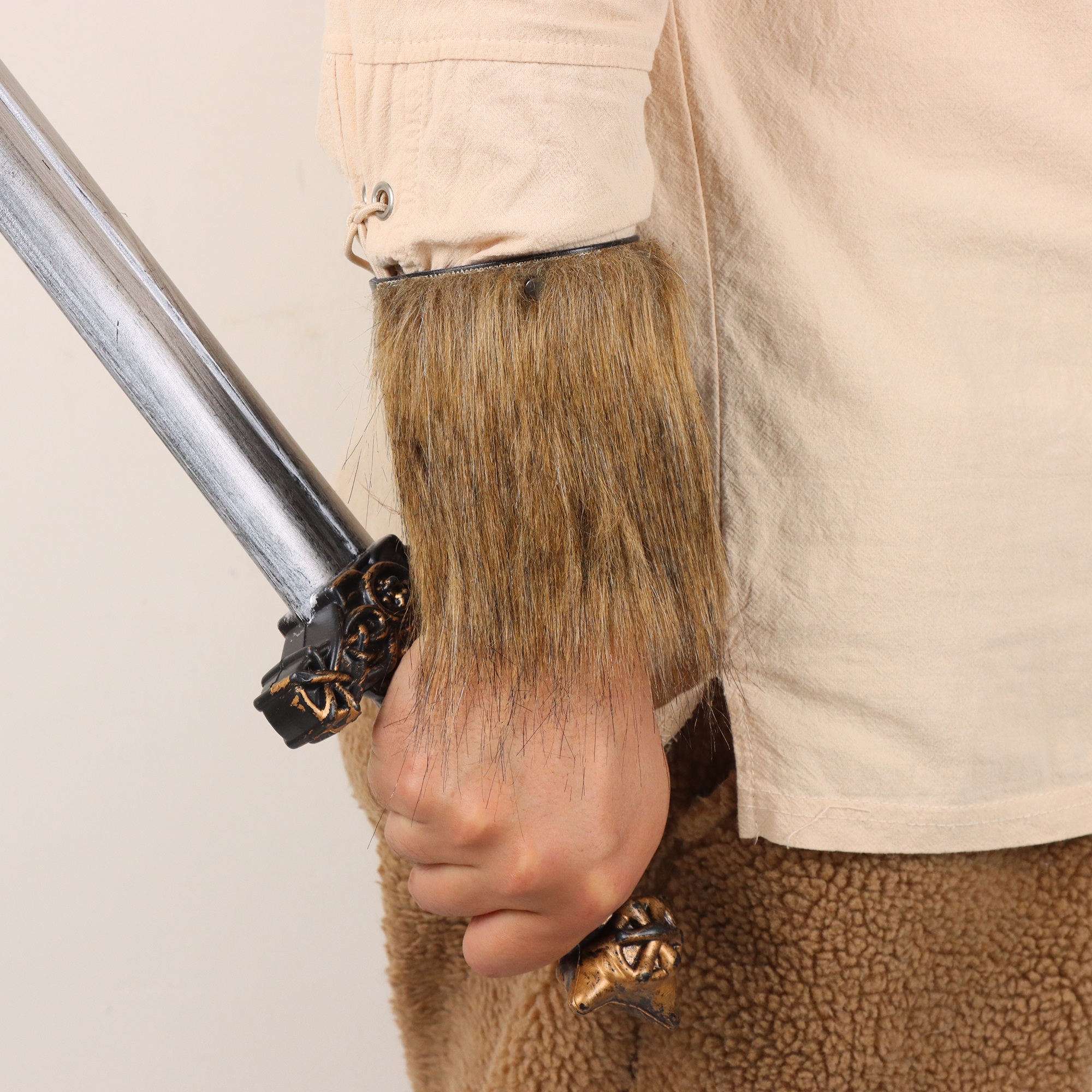 Formal Wear Gloves Men - Medieval Retro Primitive Viking Warrior PU