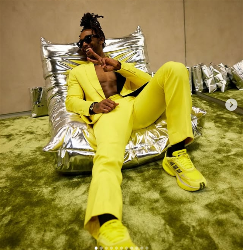 Formal Wear For Men Black Suit - Fashion Yellow Men Suit Set 2