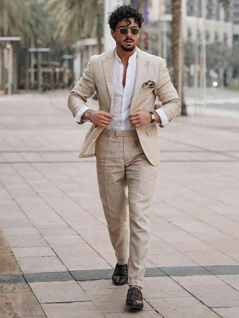 Summer Beach Business Linen Me - مراجعة Formal Men Party Wear Jacket وسعره