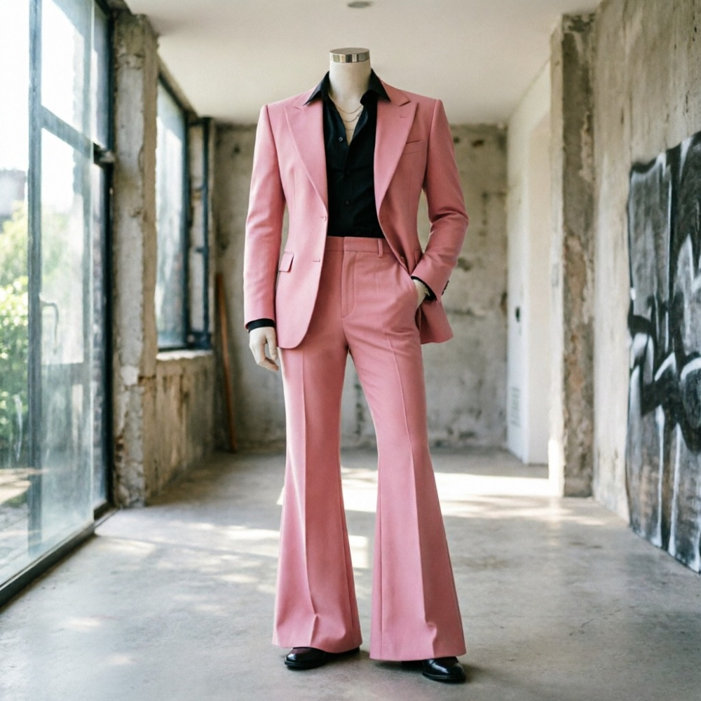 Slim Fit Men Suits With Wide L - مراجعة Men Formal Wear Wedding Guest وسعره