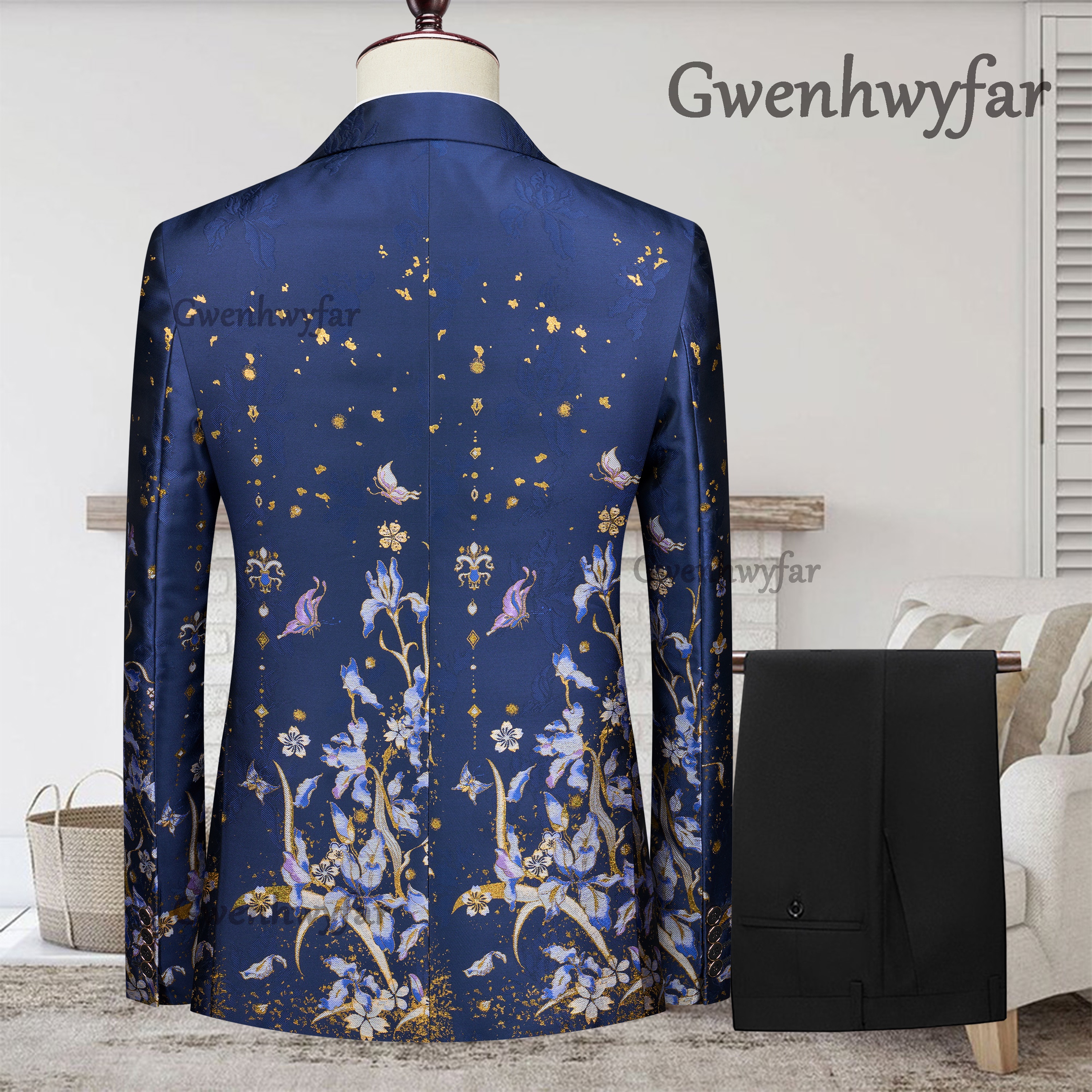 Gwenhwyfar 2026 Men's Customiz - مراجعة Formal Men Party Wear Jacket وسعره