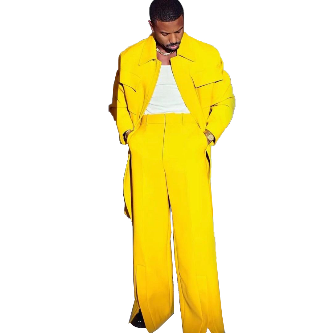 Fashion Sporty Men Suits Two-p - مراجعة Formal Men Party Wear Jacket وسعره