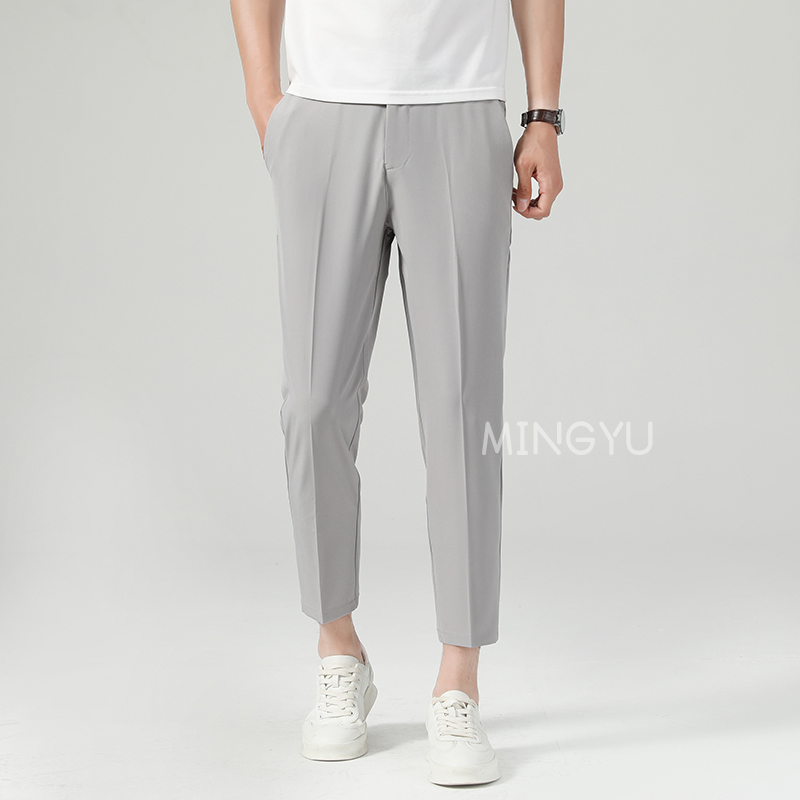 New Summer Thin Suit Pants Men - مراجعة Men Formal Wear Set وسعره