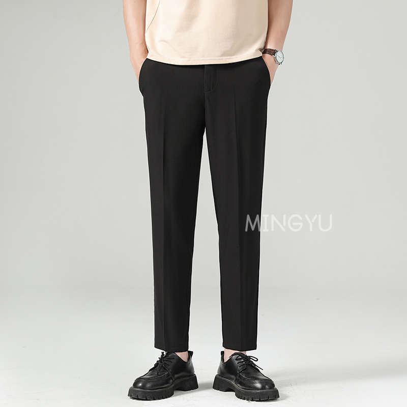 New Summer Thin Suit Pants Men - مراجعة Men Formal Wear Set وسعره