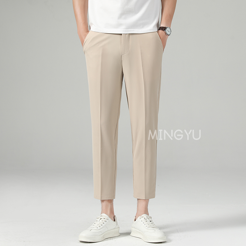 New Summer Thin Suit Pants Men - مراجعة Men Formal Wear Set وسعره
