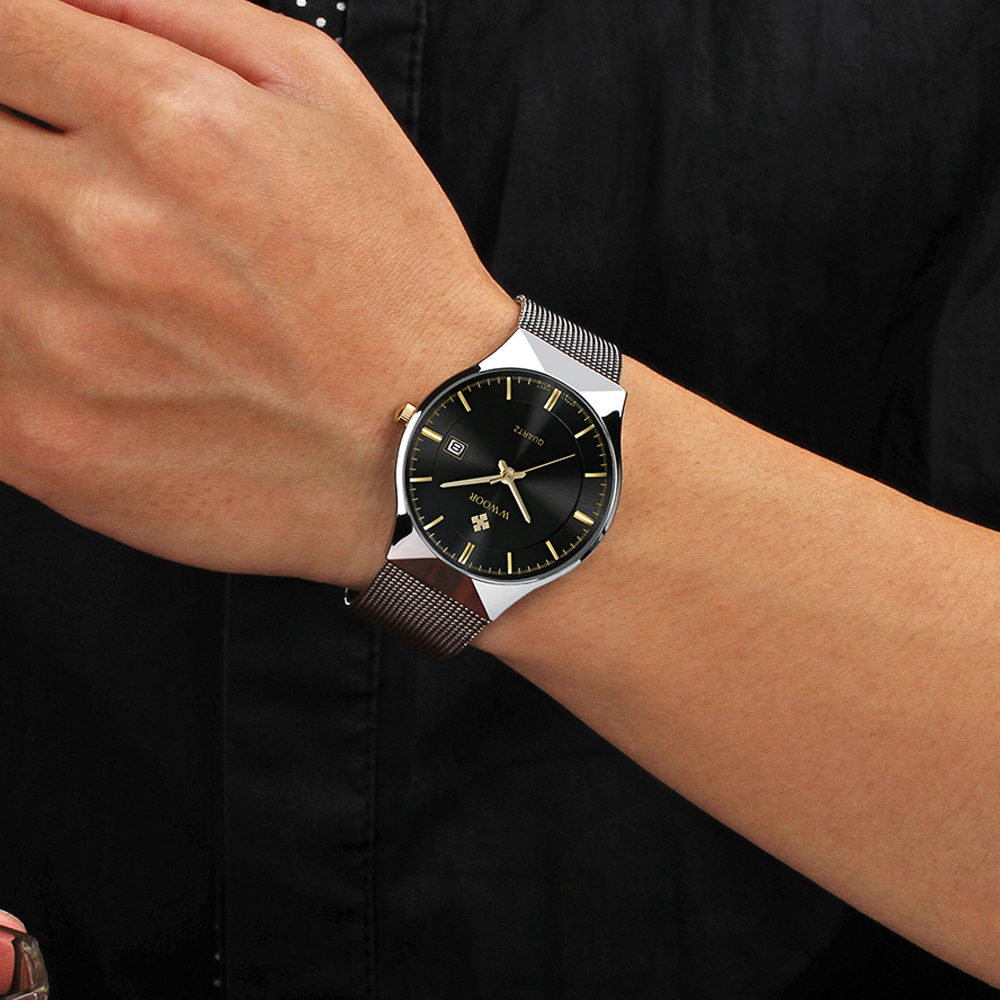 WWOOR Fashion Luxury Men Watch - مراجعة Men'S Formal Wear Belt وسعره