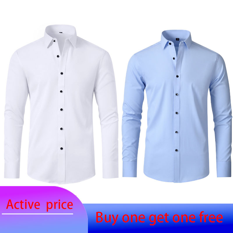 6XL Men's fashion long-sleeved - مراجعة Men Formal Wear Summer وسعره