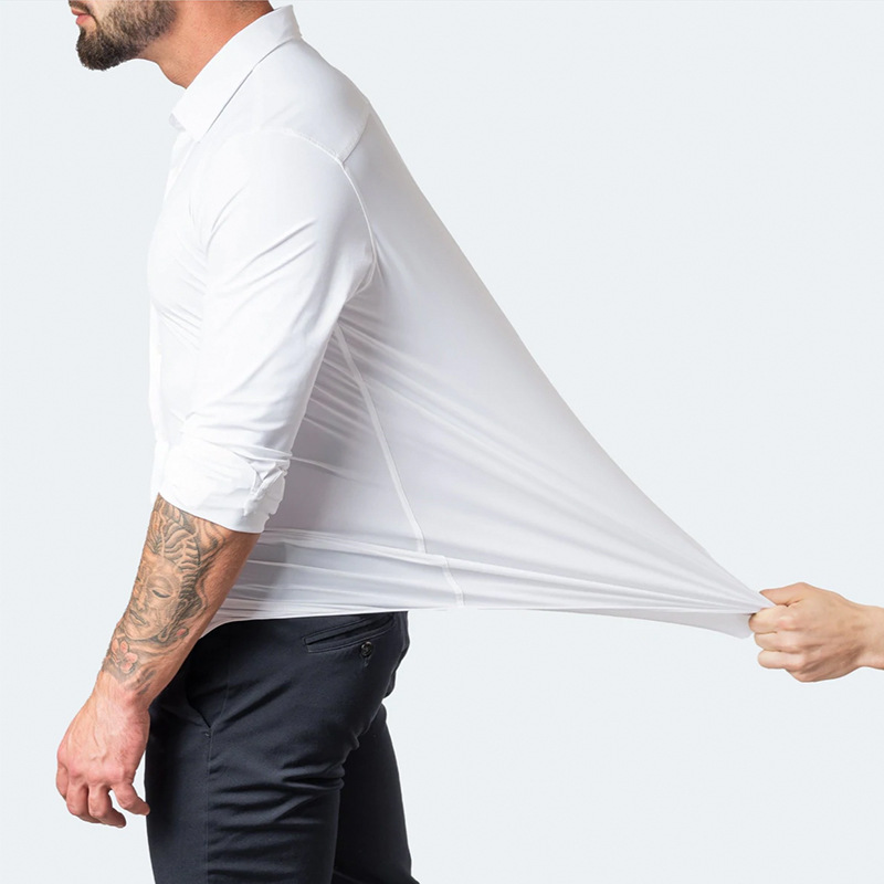 6XL Men's fashion long-sleeved - مراجعة Men Formal Wear Summer وسعره