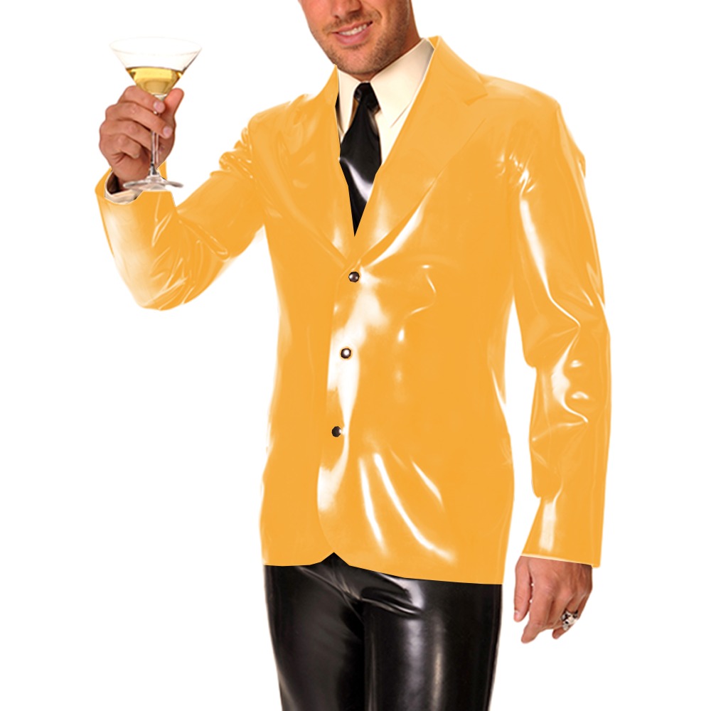 Men's Long Sleeve Vinyl PVC Le - مراجعة Men Formal Wear Look وسعره