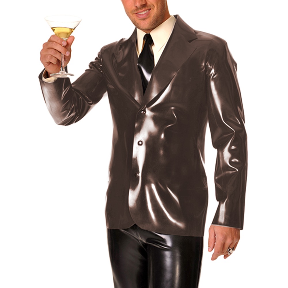 Men's Long Sleeve Vinyl PVC Le - مراجعة Men Formal Wear Look وسعره