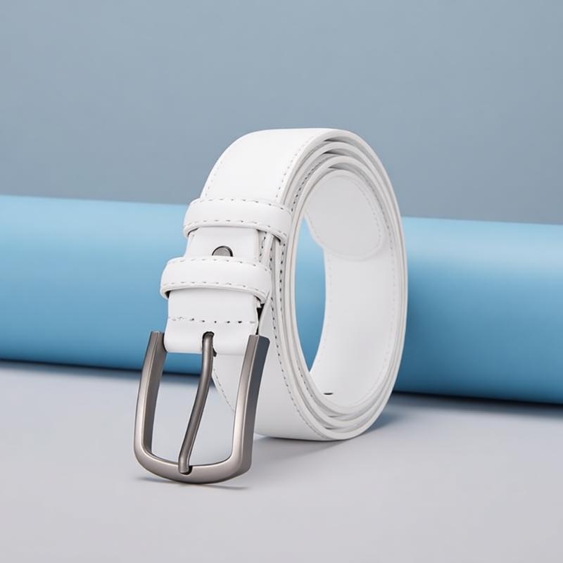 Men's Formal Belt, Solid White - مراجعة Men'S Formal Wear Belt وسعره