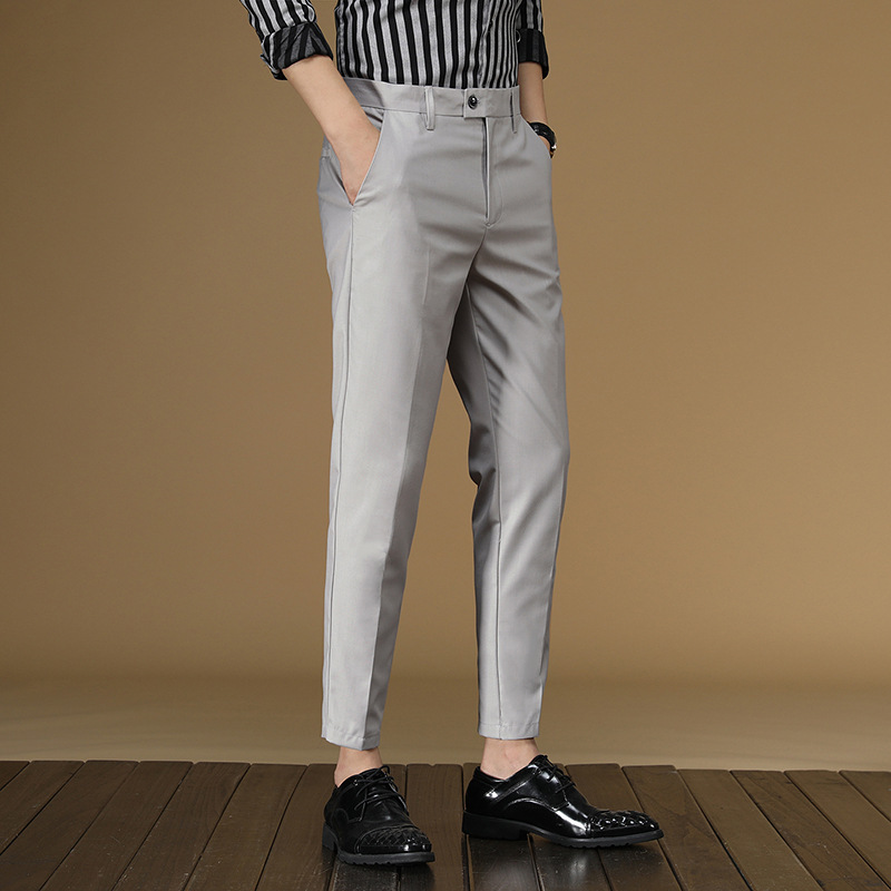Summer Suit Pants Men Red Blac - مراجعة Men Formal Wear Summer وسعره