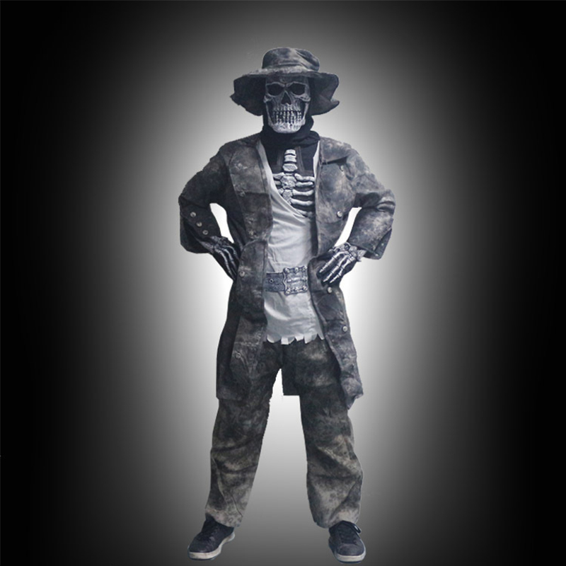 Kids Boy Skeleton Zombie Hallo - مراجعة Formal Wear Gloves Men وسعره