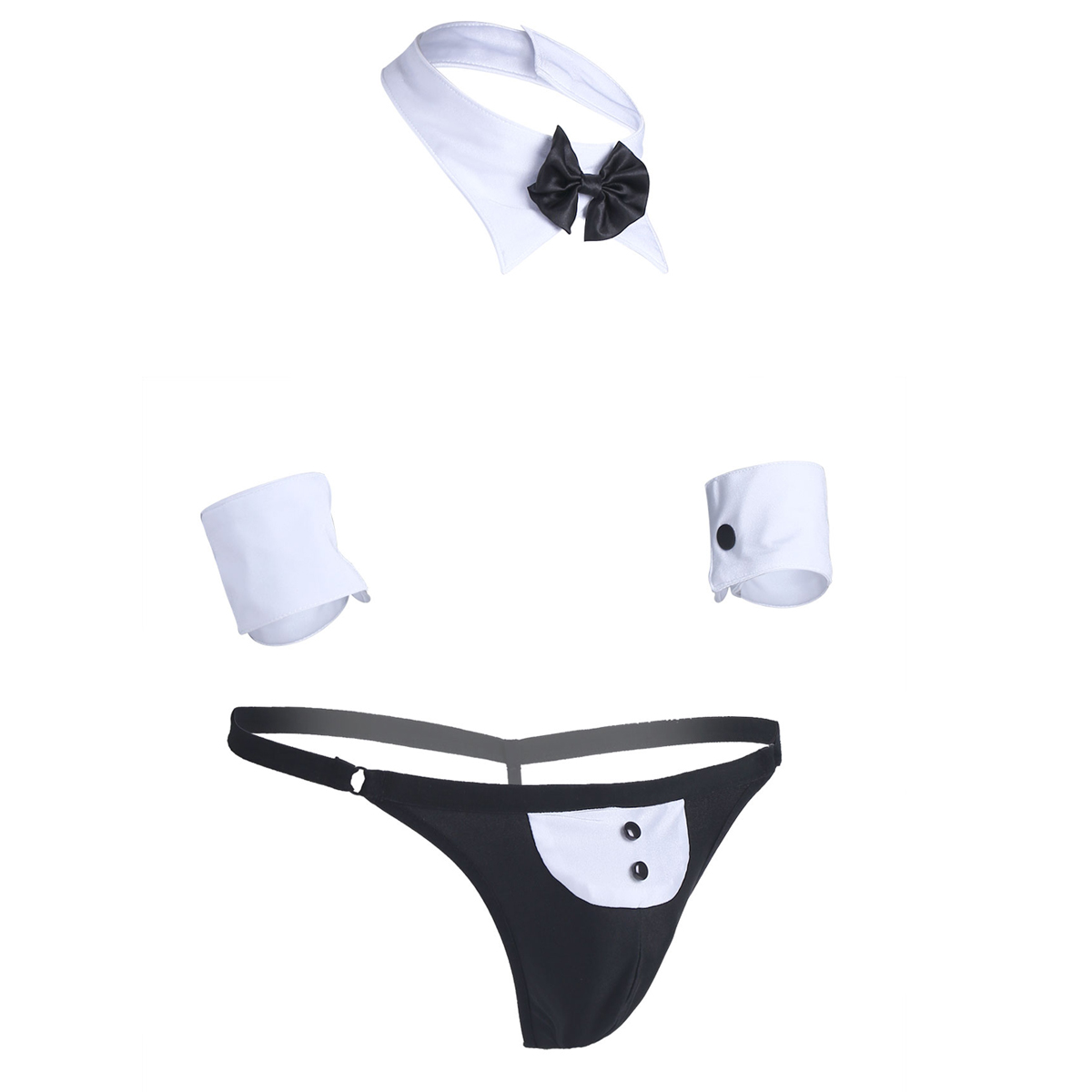 Men Cosplay Waiter Lingerie Se - مراجعة Men Formal Wear Set وسعره