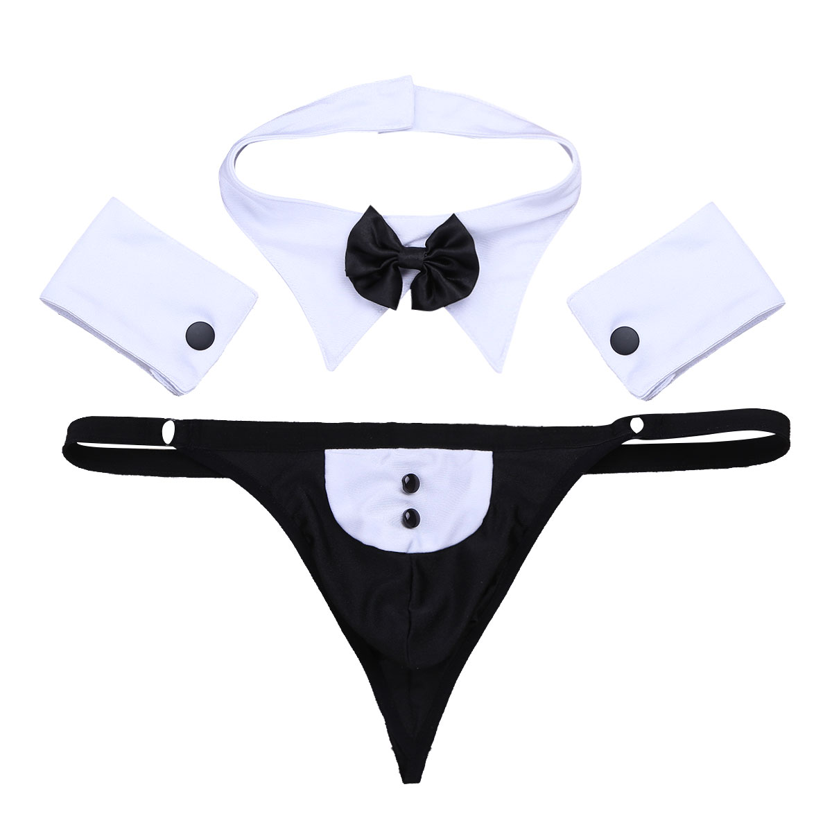 Men Cosplay Waiter Lingerie Se - مراجعة Men Formal Wear Set وسعره