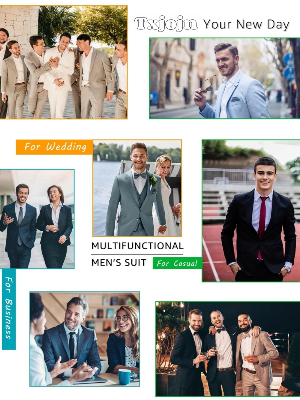 Men's Plaid Tuxedo 3 Pieces Ja - مراجعة Formal Men Party Wear Jacket وسعره