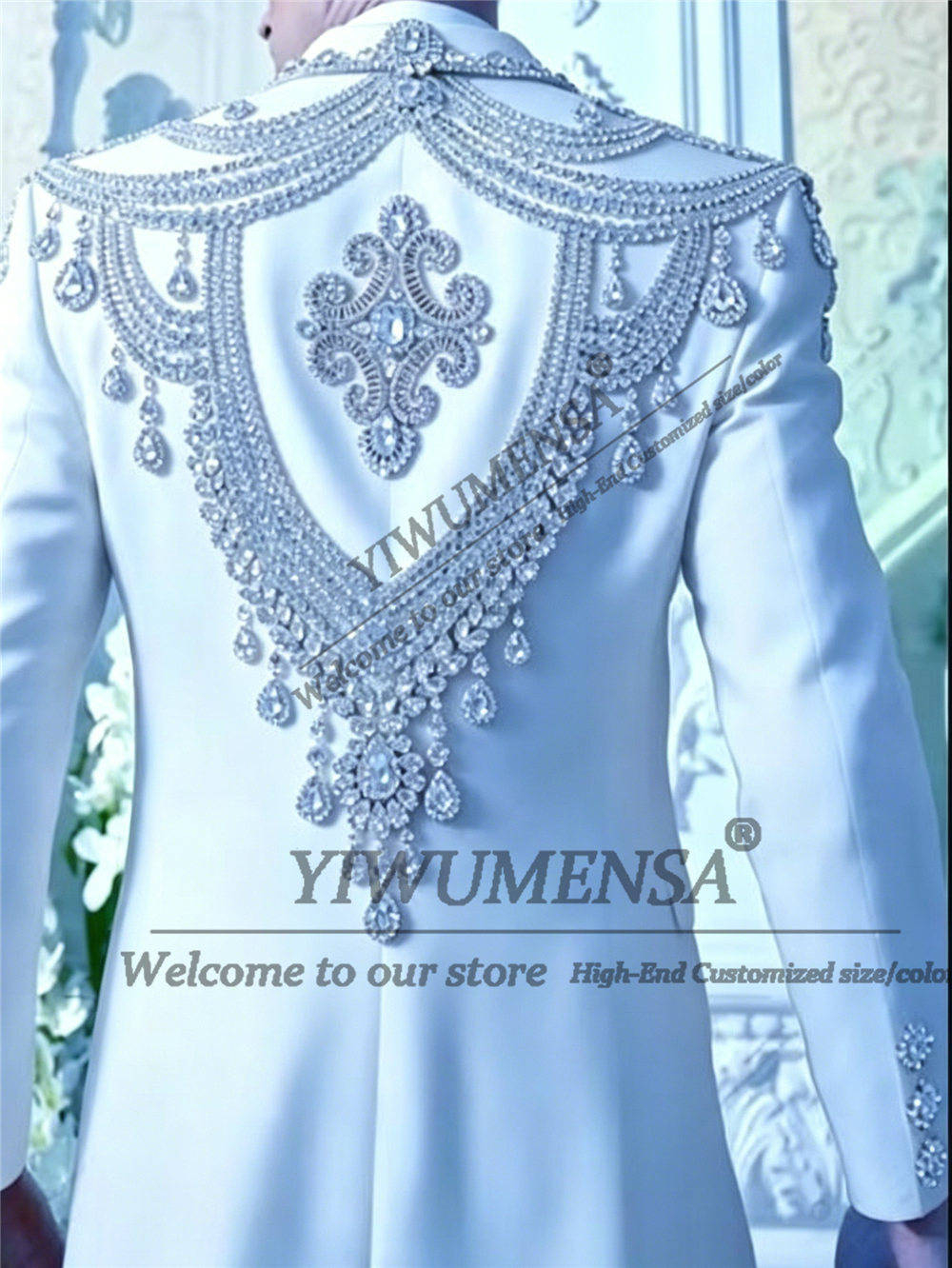 Male Fashion Beading Crystals  - مراجعة Men'S Formal Wear In Wedding وسعره