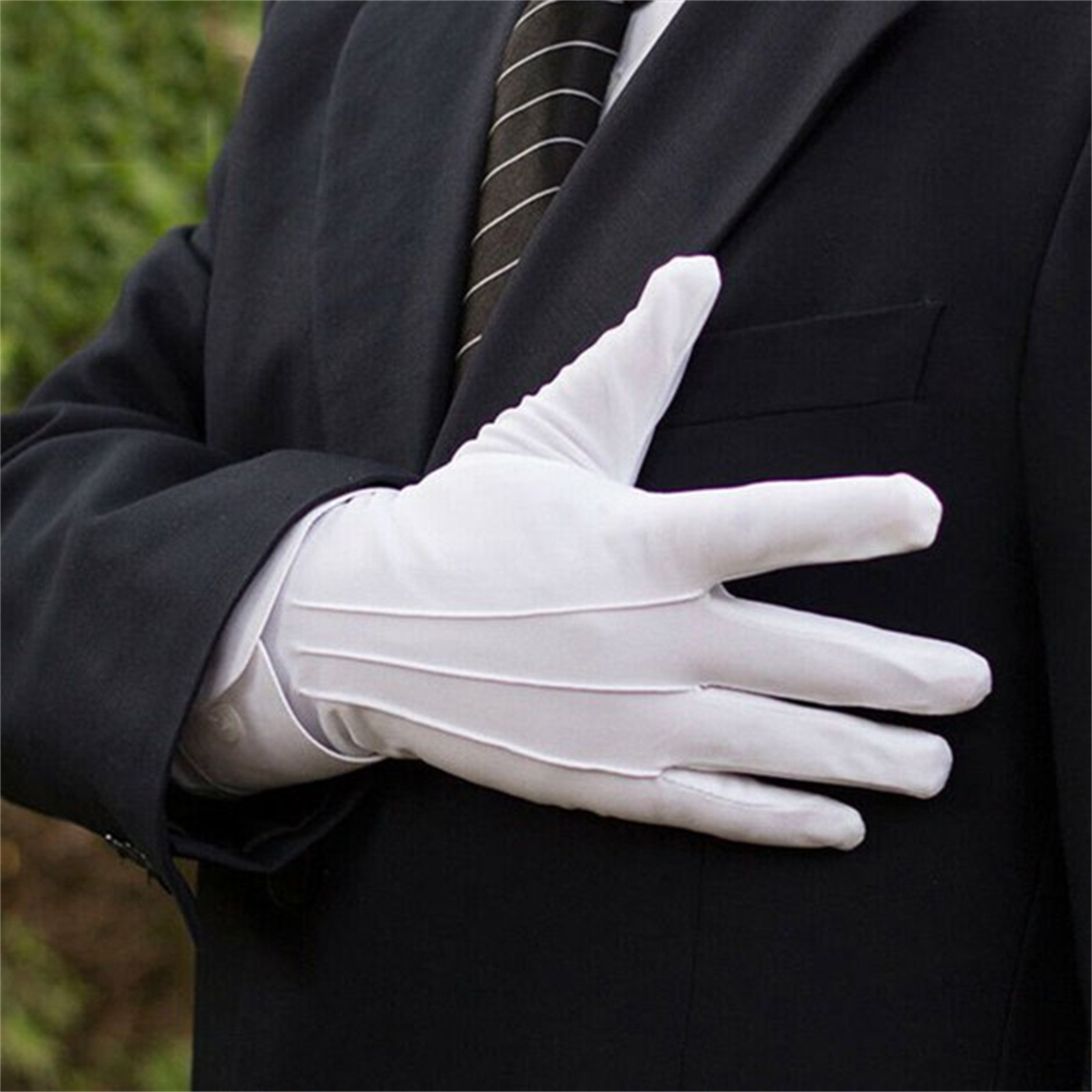 1/3/5/10 Pairs White Formal Gl - مراجعة Formal Wear Gloves Men وسعره