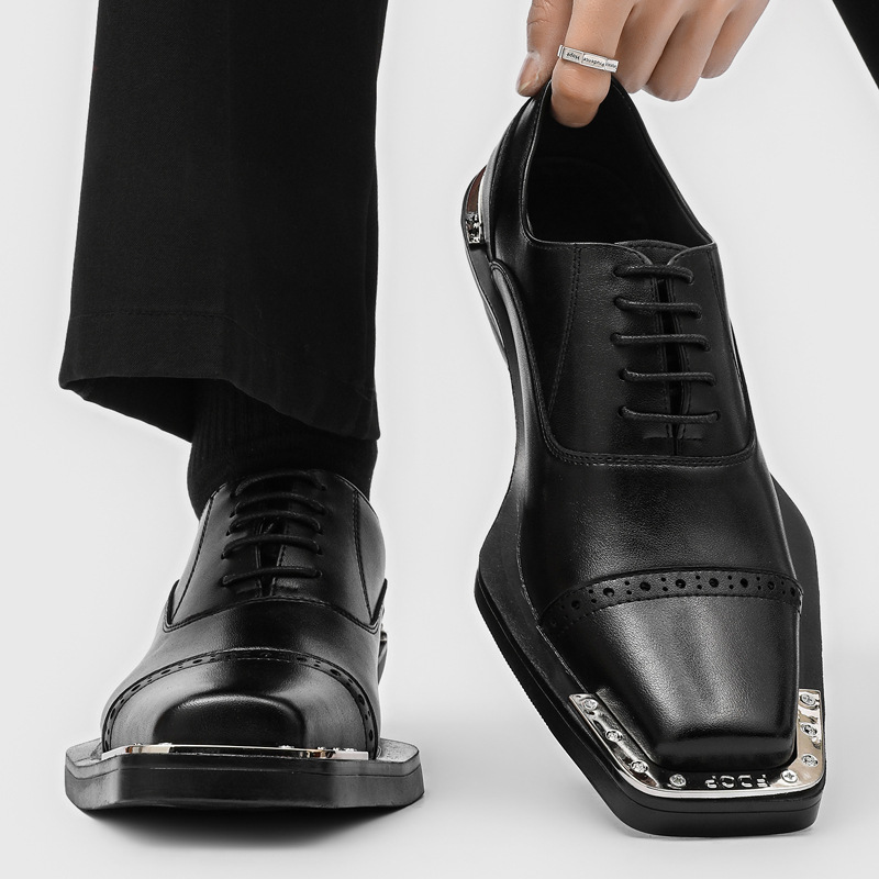 Men's leather shoes - British  - مراجعة Men Formal Wear Look وسعره