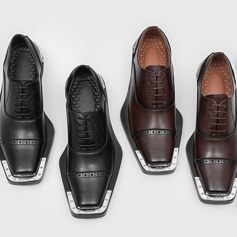 Men's leather shoes - British  - مراجعة Men Formal Wear Look وسعره