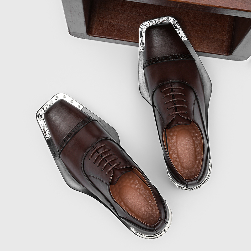 Men's leather shoes - British  - مراجعة Men Formal Wear Look وسعره
