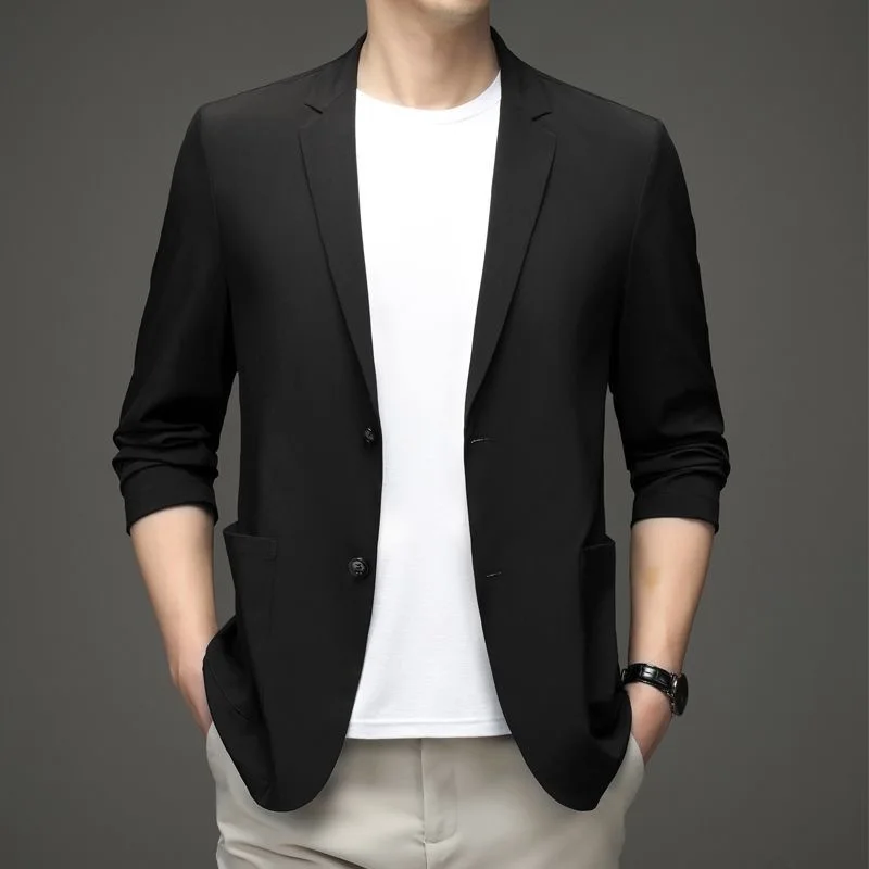 New Summer Men Thin Blazers Bu - مراجعة Men Formal Wear Summer وسعره