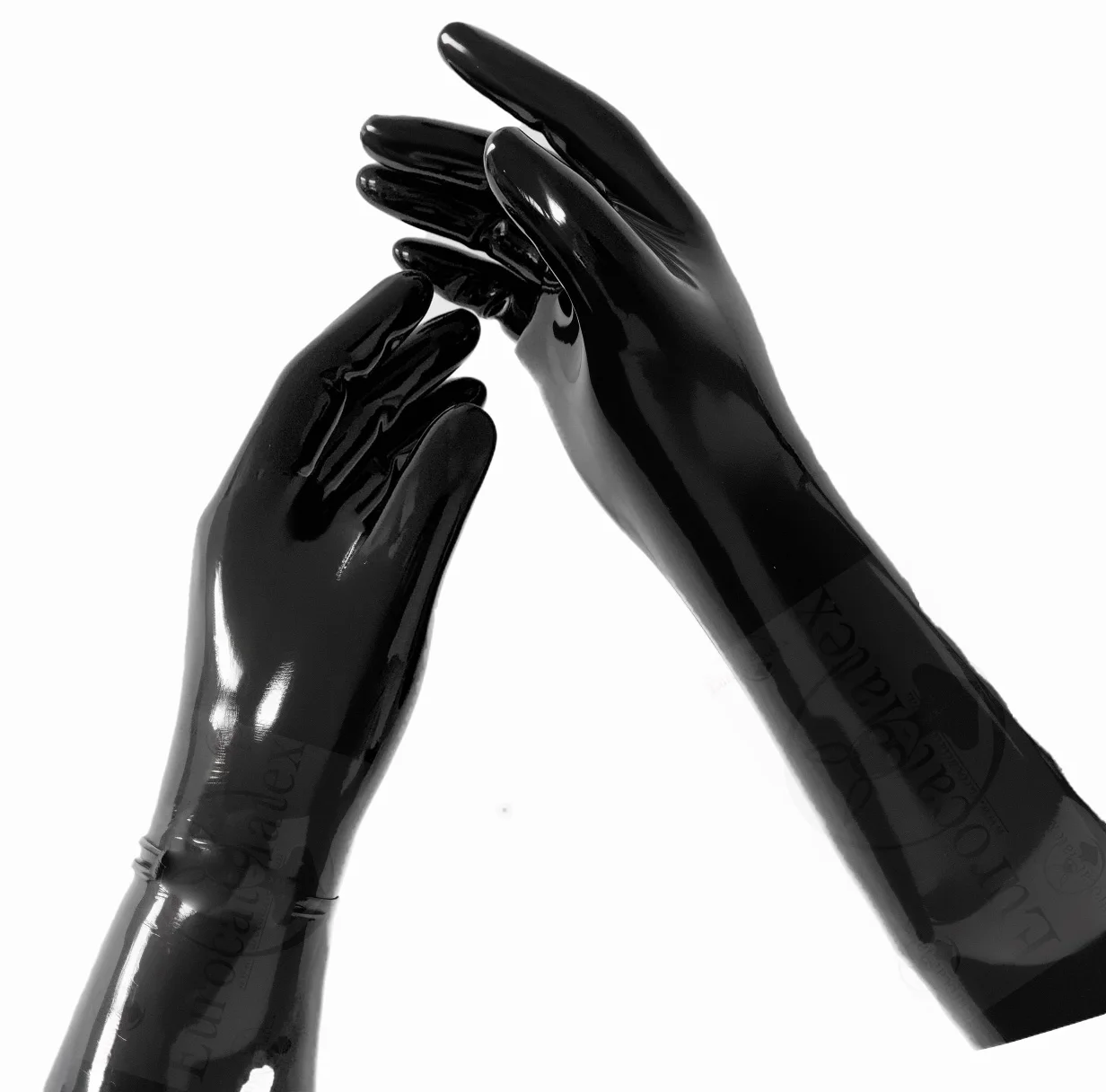 latex fetish man gloves  rubbe - مراجعة Formal Wear Gloves Men وسعره
