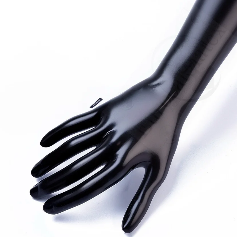 latex fetish man gloves  rubbe - مراجعة Formal Wear Gloves Men وسعره
