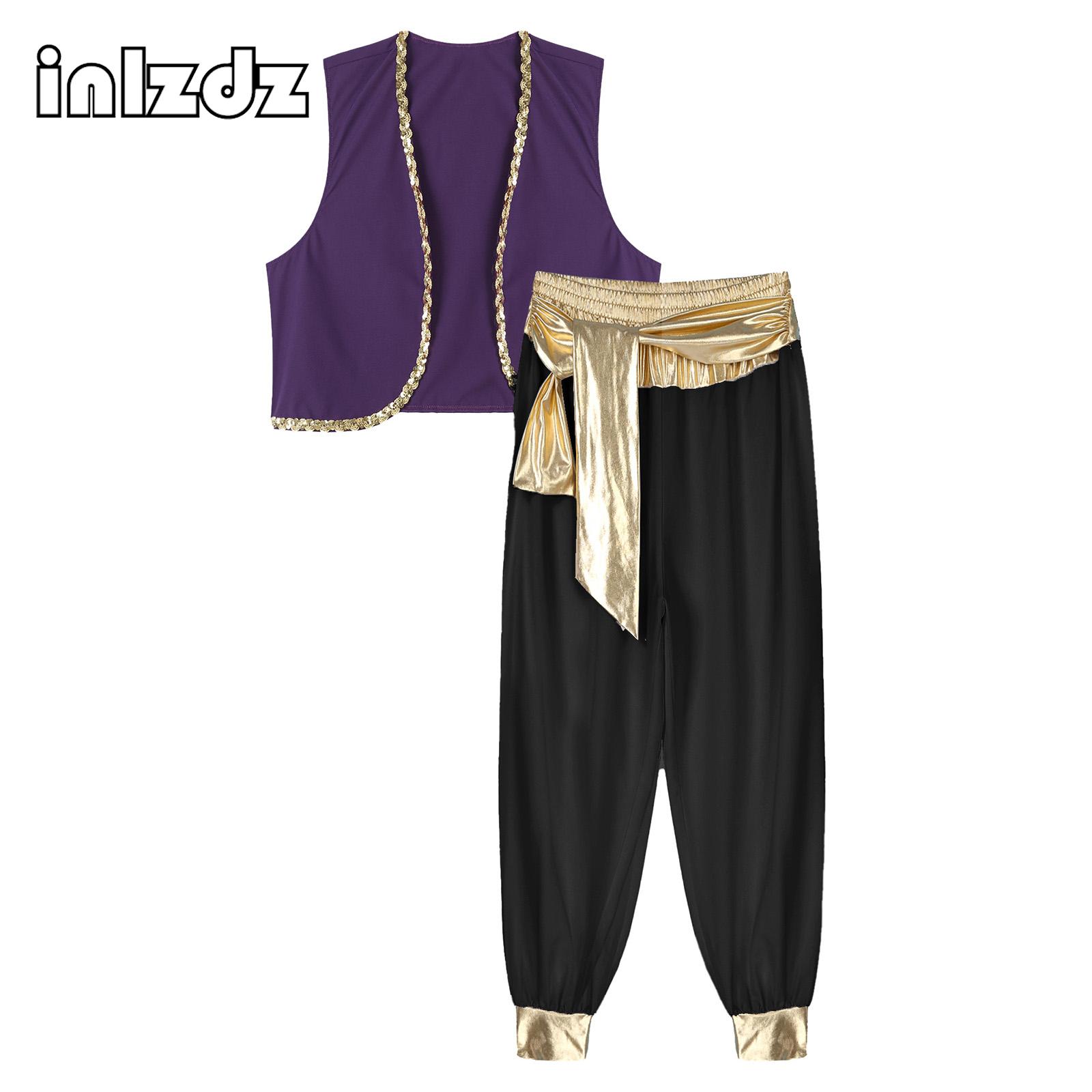 Arab King Prince Cosplay Costu - مراجعة Men'S Formal Wear Belt وسعره