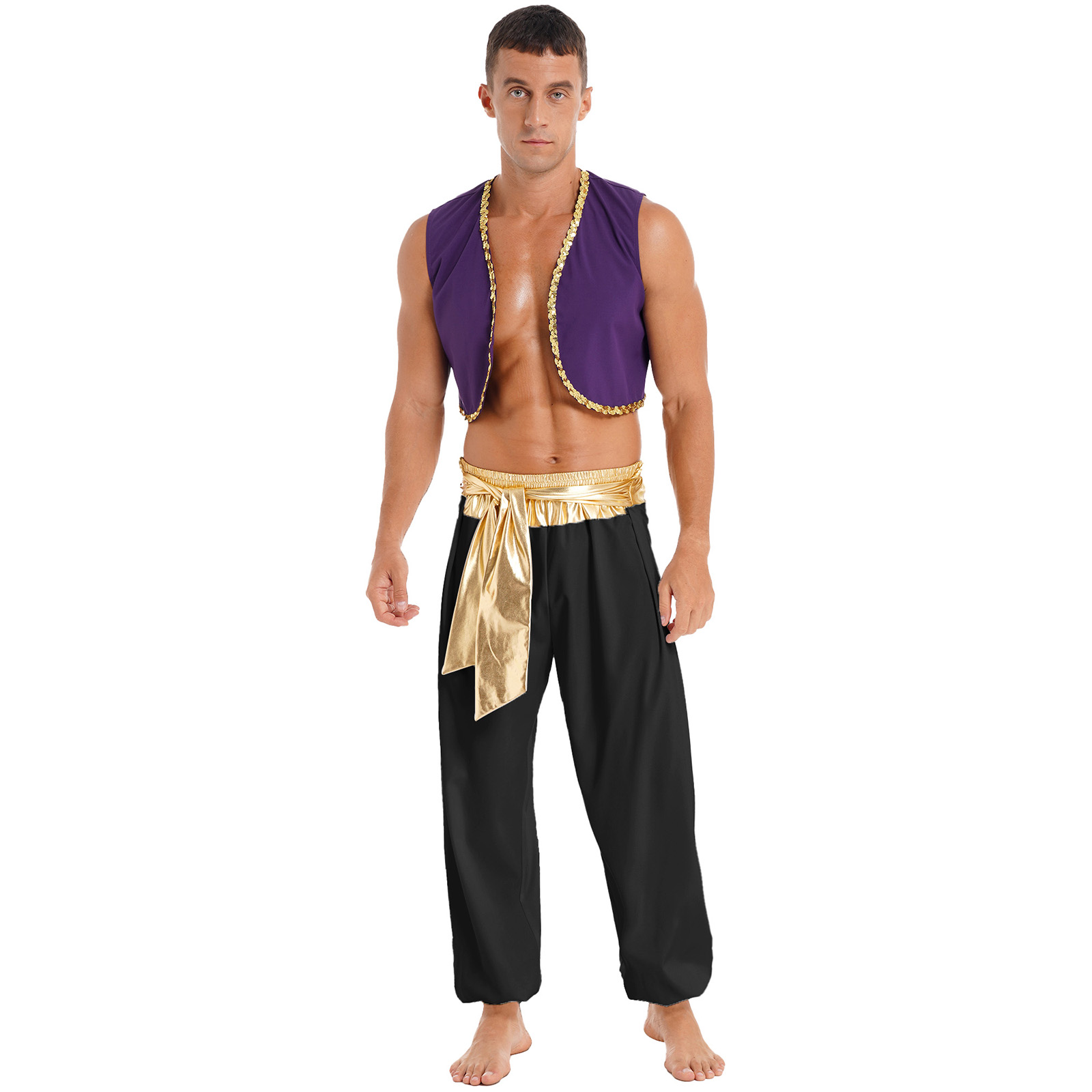 Arab King Prince Cosplay Costu - مراجعة Men'S Formal Wear Belt وسعره