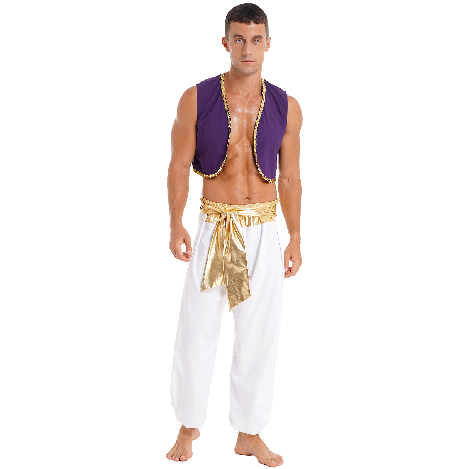Arab King Prince Cosplay Costu - مراجعة Men'S Formal Wear Belt وسعره
