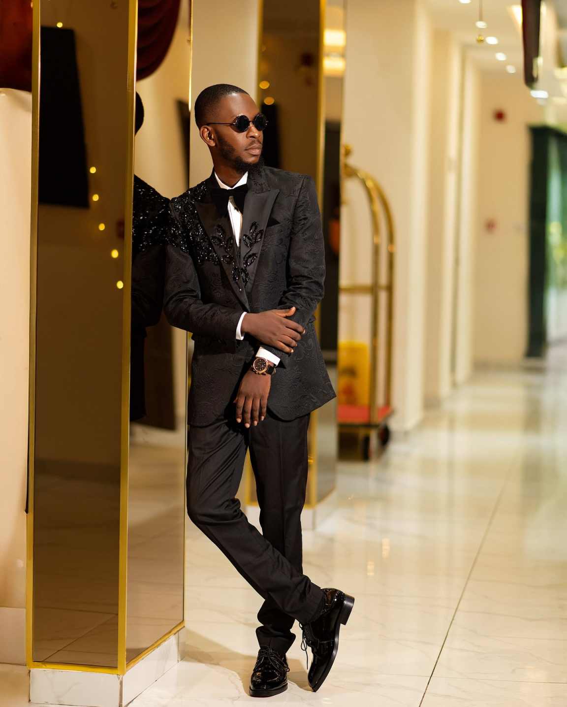 Fashion Men Suits Applique 2-p - مراجعة Formal Men Party Wear Jacket وسعره