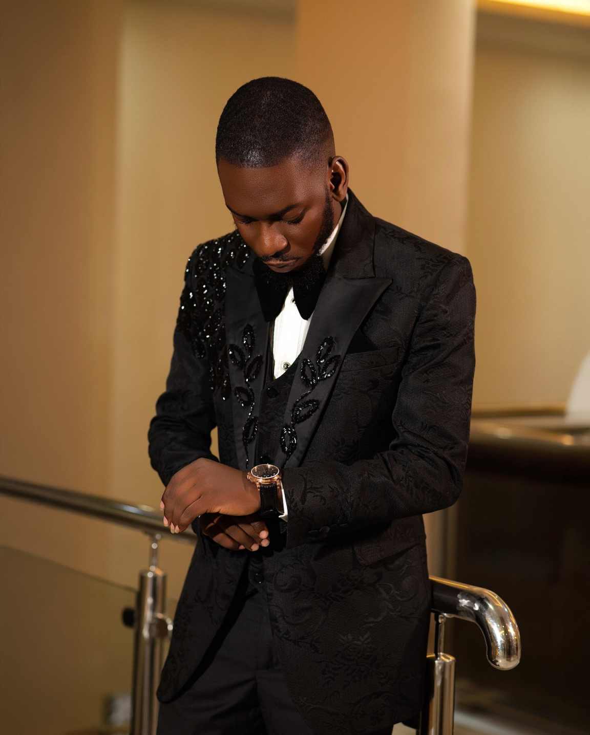 Fashion Men Suits Applique 2-p - مراجعة Formal Men Party Wear Jacket وسعره