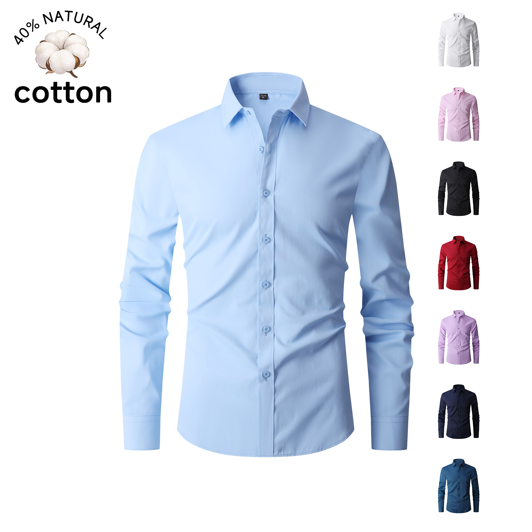 Good Quality Summer Cotton Men - مراجعة Men Formal Wear Summer وسعره