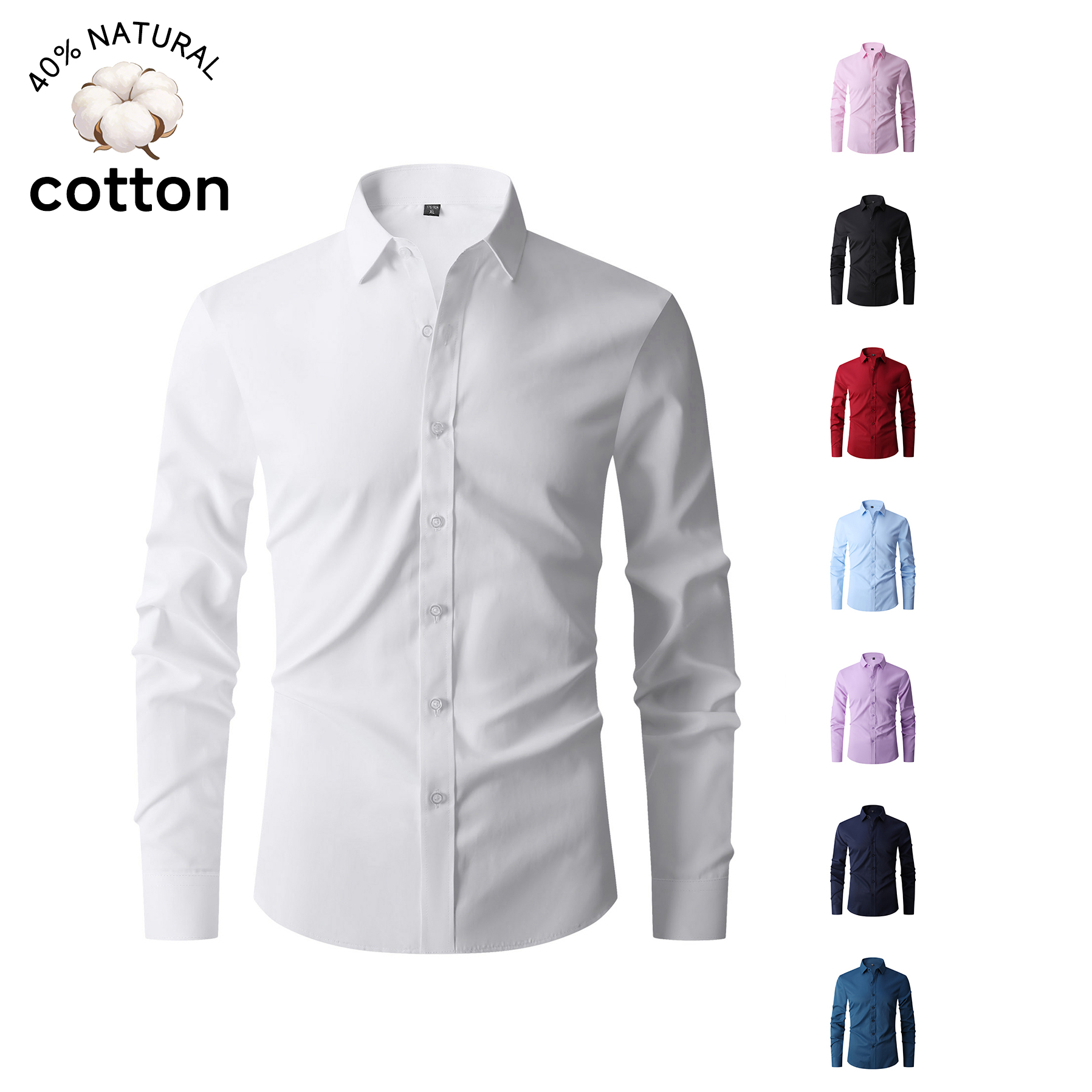 Good Quality Summer Cotton Men - مراجعة Men Formal Wear Summer وسعره