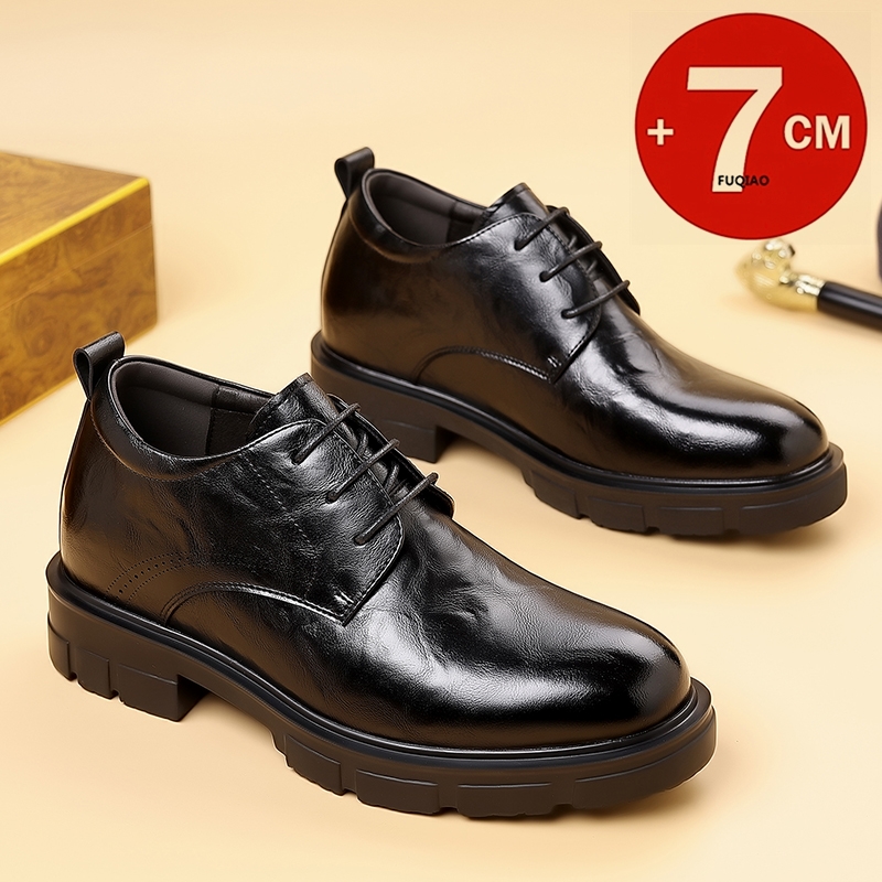Men 7CM Elevator Business Shoe - مراجعة Formal Men Daily Wear Slippers وسعره