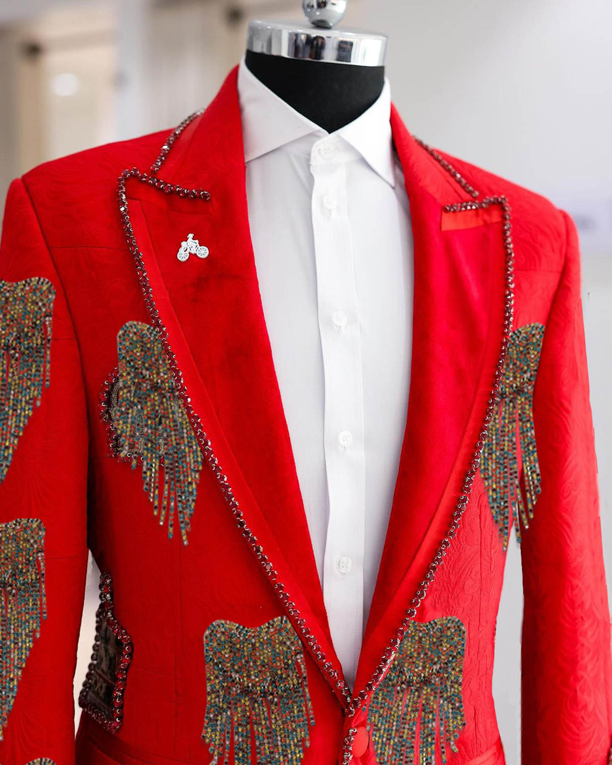 Fashion Wedding Men Suit Cryst - مراجعة Formal Wear For Men Black Suit وسعره