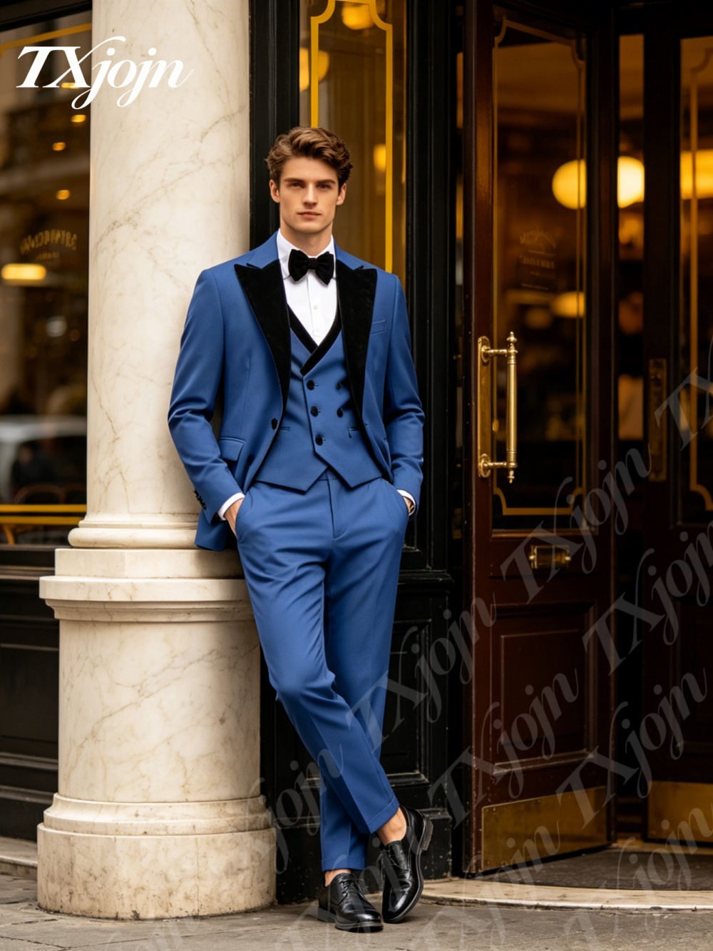 Premium Royal Blue 3PCS Formal - مراجعة Formal Wear For Men Black Suit وسعره