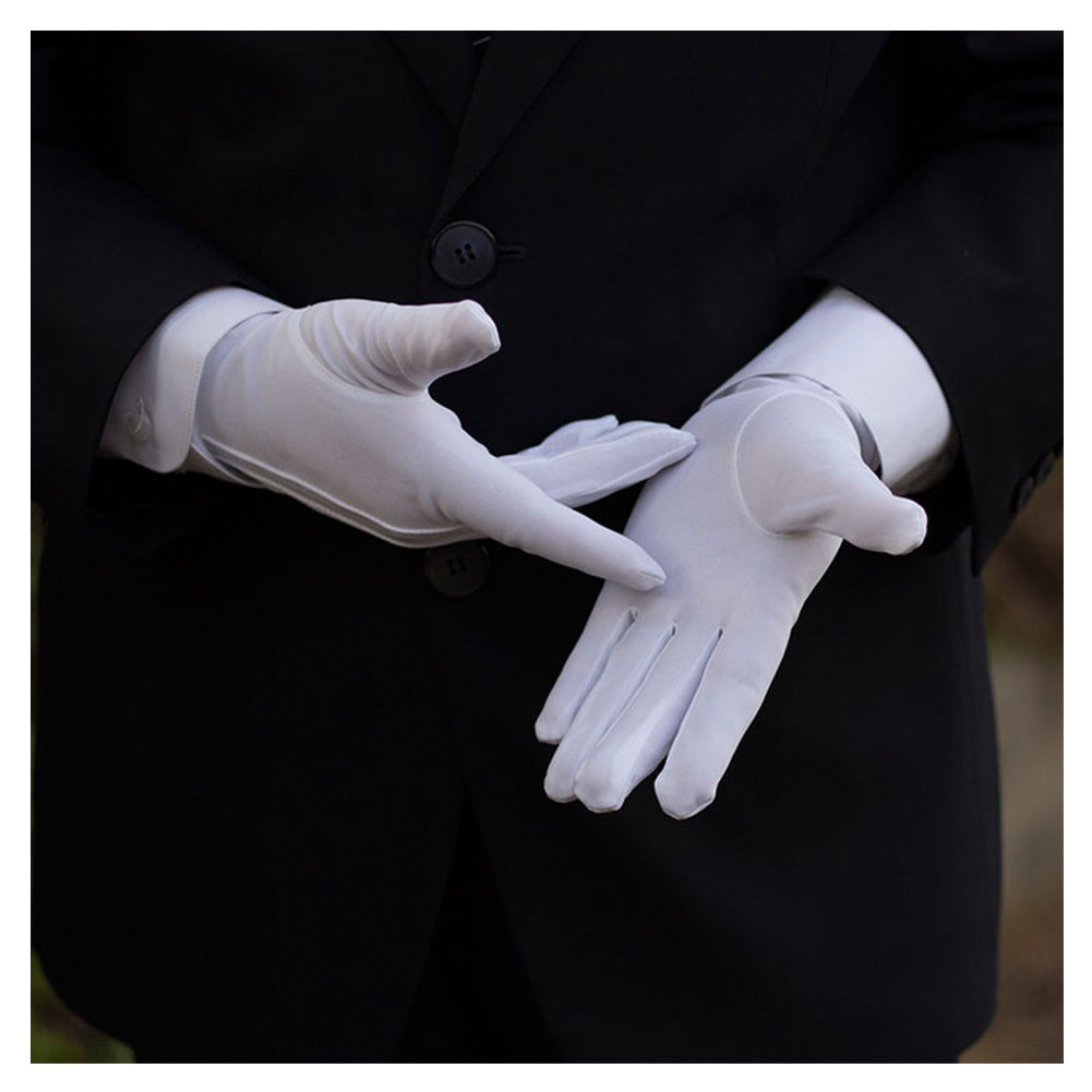 New White Formal Gloves Tactic - مراجعة Formal Wear Gloves Men وسعره