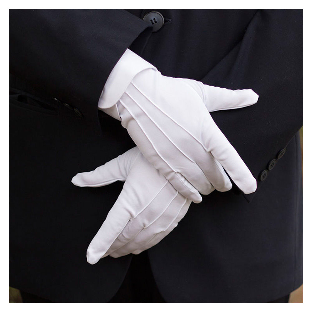 New White Formal Gloves Tactic - مراجعة Formal Wear Gloves Men وسعره
