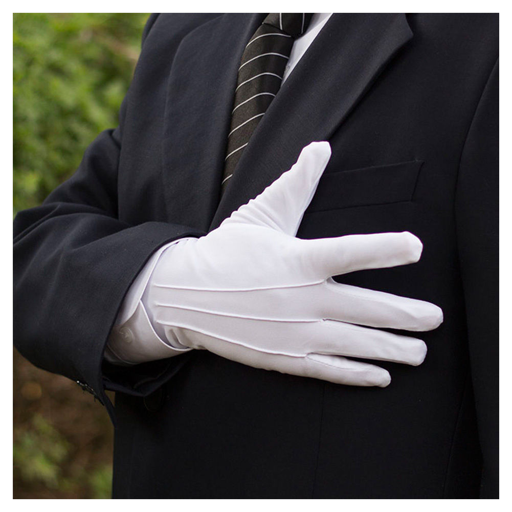 New White Formal Gloves Tactic - مراجعة Formal Wear Gloves Men وسعره