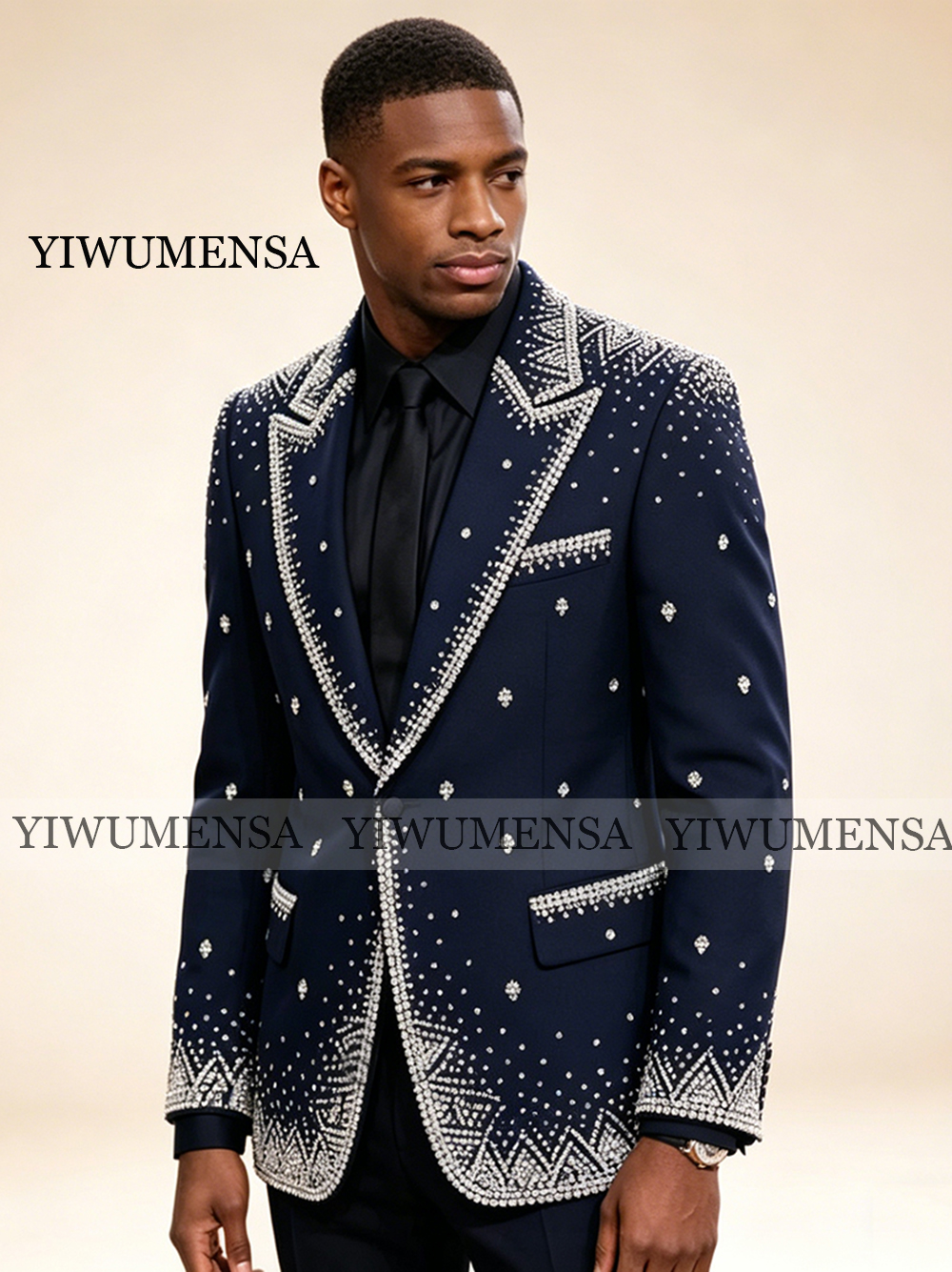 Brilliant Rhinestone Men Suit  - مراجعة Men'S Formal Wear In Wedding وسعره