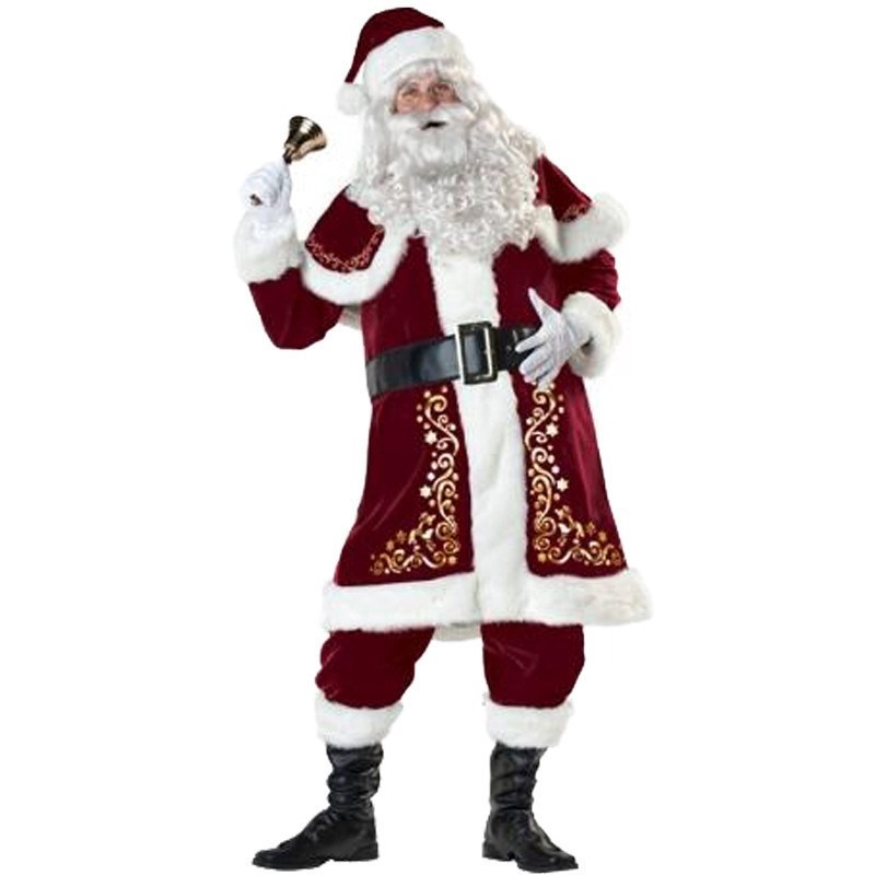 Santa Claus Costume Women Men  - مراجعة Men Formal Wear Set وسعره