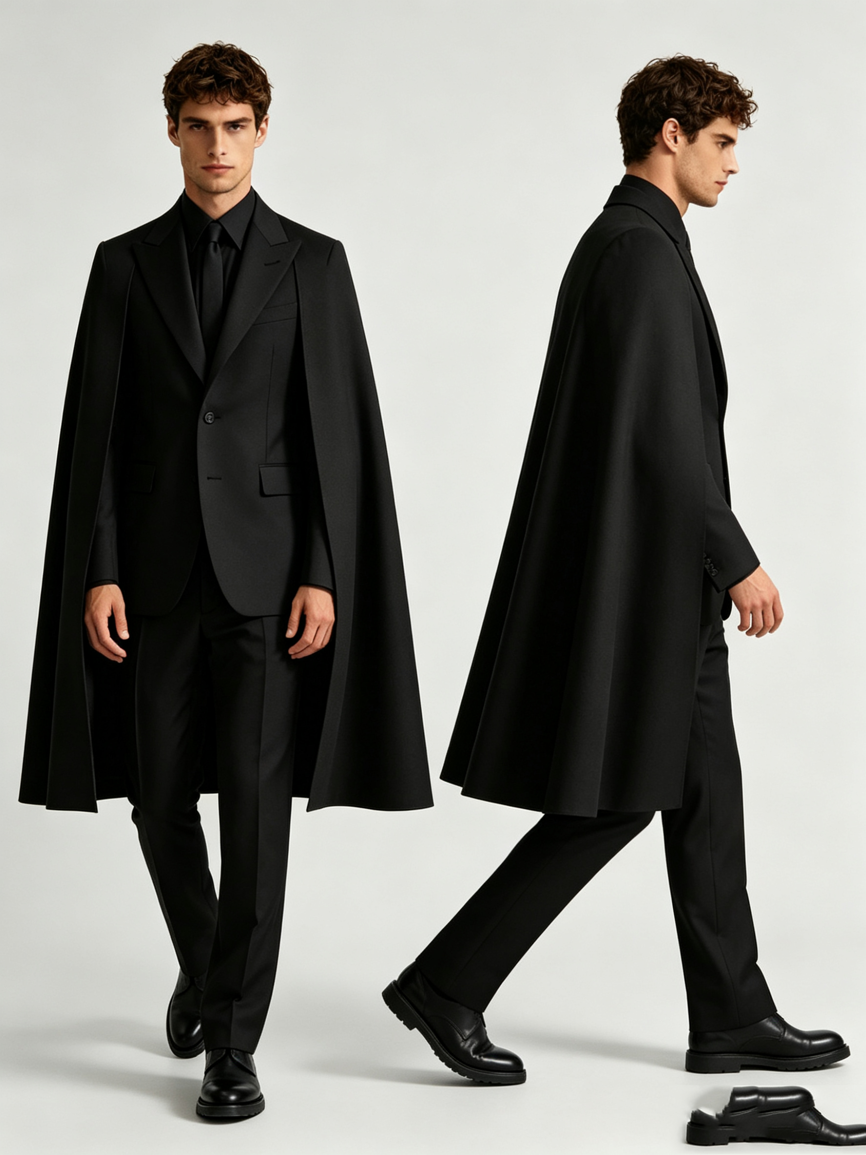 Designer Black Wrap Men Suit S - مراجعة Men Formal Wear Design وسعره