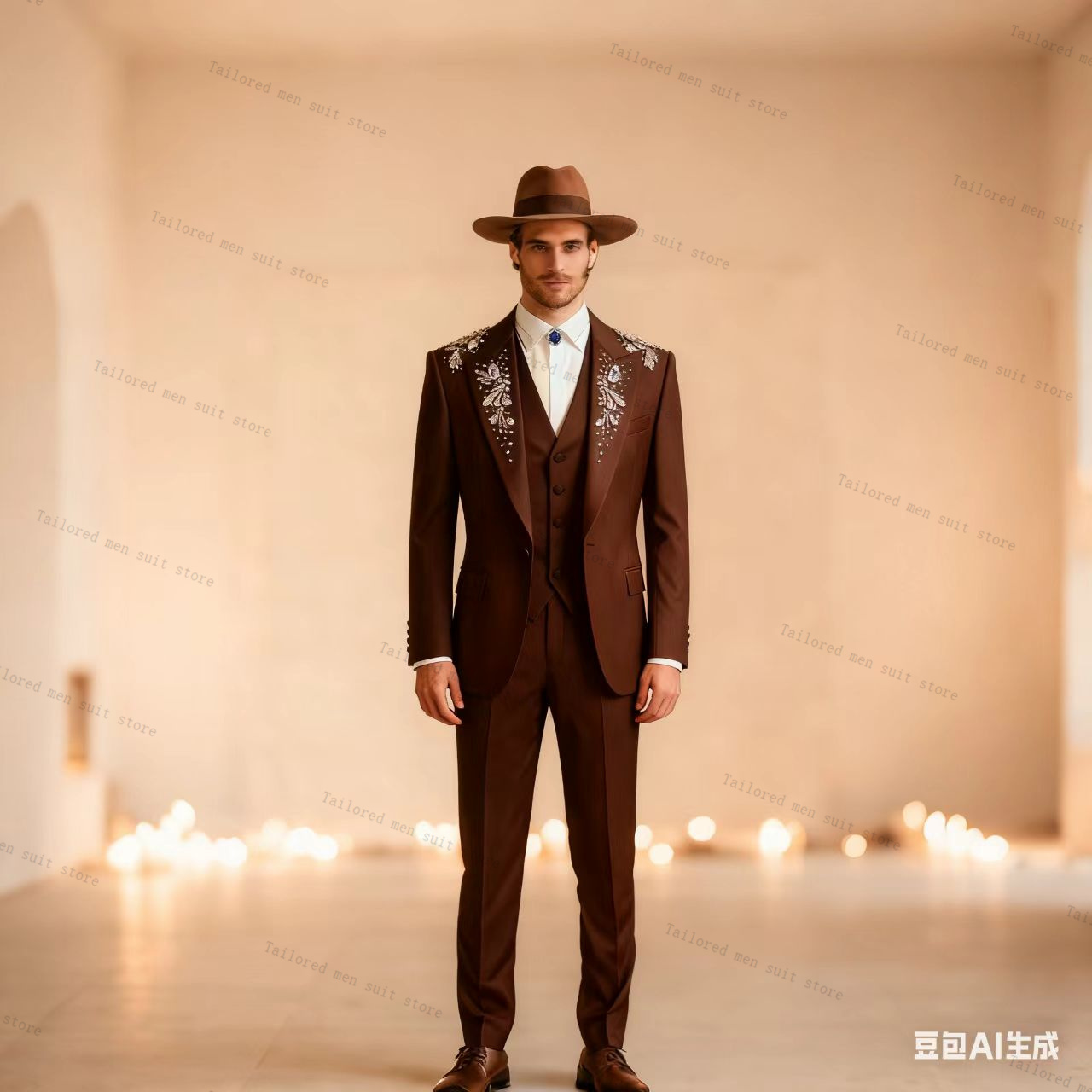 Green Men Suits Pants Set 3 Pc - مراجعة Men Formal Wear Wedding Guest وسعره
