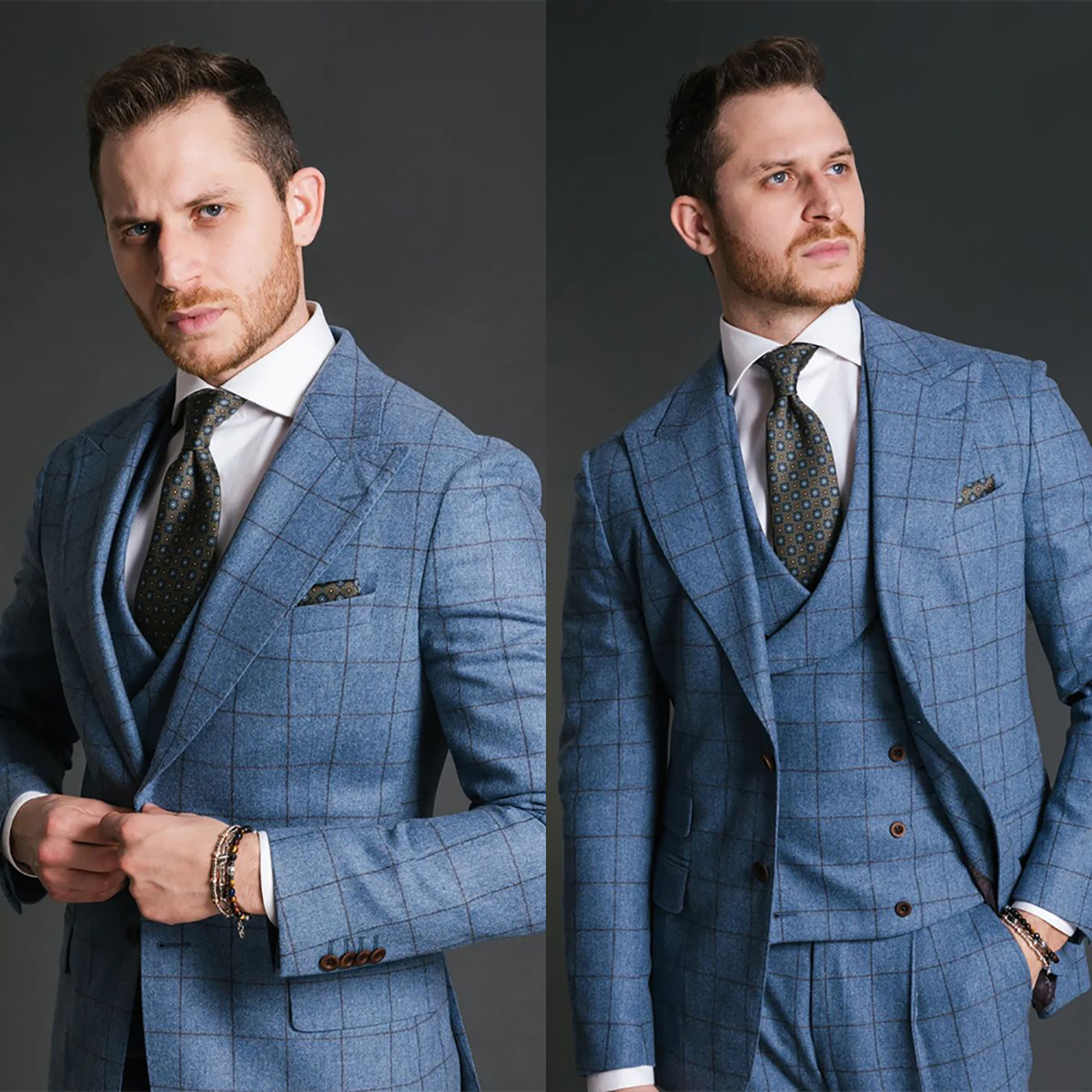 Blue Vintage Men Suit Tailor-M - مراجعة Formal Men Party Wear Jacket وسعره