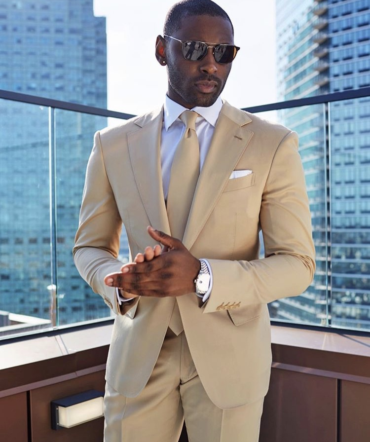Boho Gold Wedding Tuxedos For  - مراجعة Men Formal Wear Wedding Guest وسعره